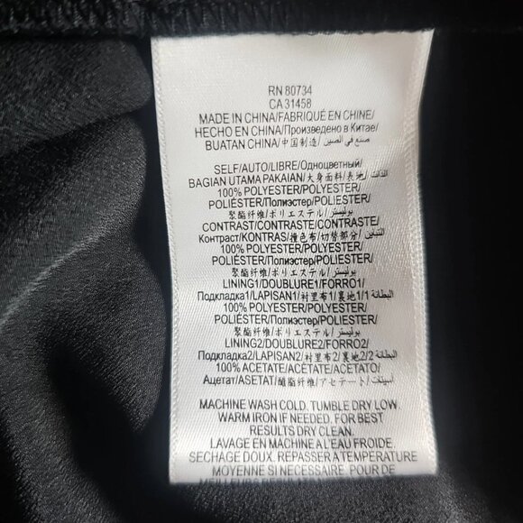 BCBGeneration Halter Style Black Polyester Sleeveless Lined Maxi Dress-Size: 2 - Picture 14 of 14